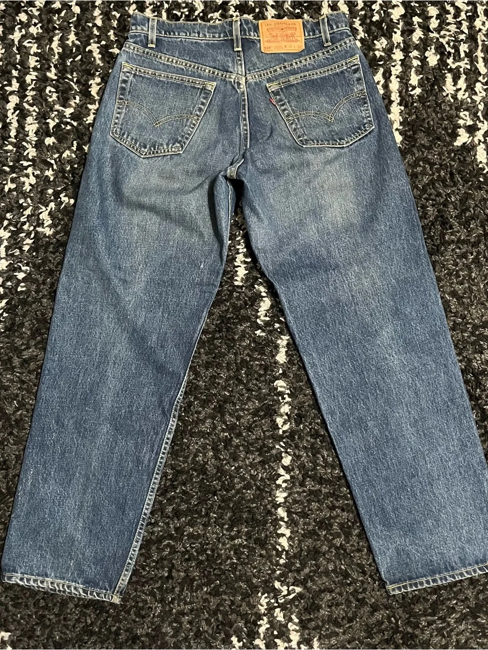 Vintage 1997 Levi's 565 Made in USA Jeans SS2 Sample Rare Baggy Skater 32x32